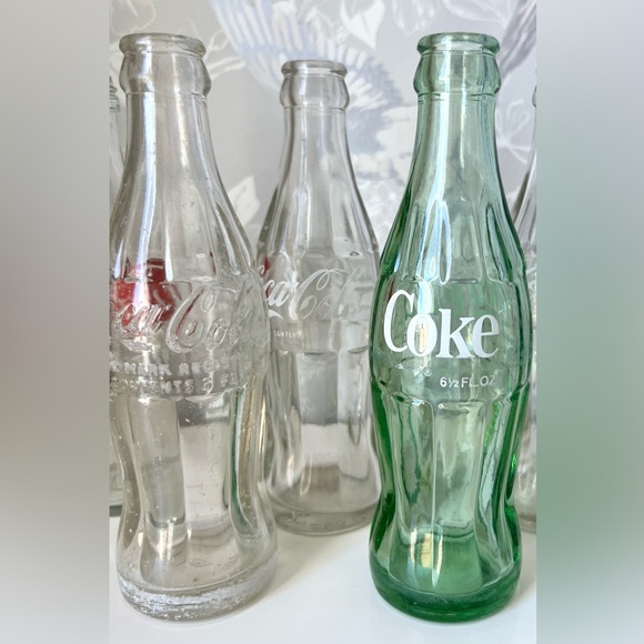 Set of 6 Vintage Coca Cola Bottles - Picture 5 of 5